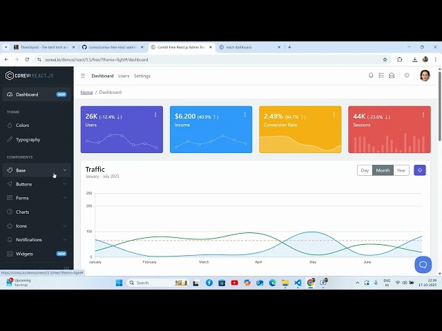 🚀 How to Set Up a React Admin Dashboard in 5 Minutes | CoreUI React Tutorial 2025