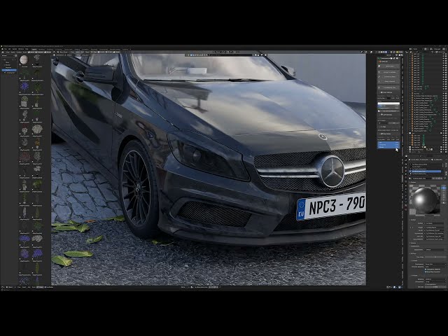 Realtime Car Material Shading In Blender 3D