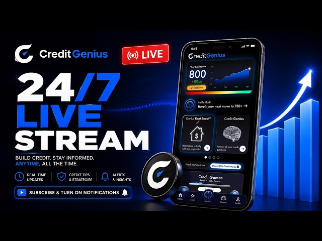 Official 24/7 livestream of Credit Genius