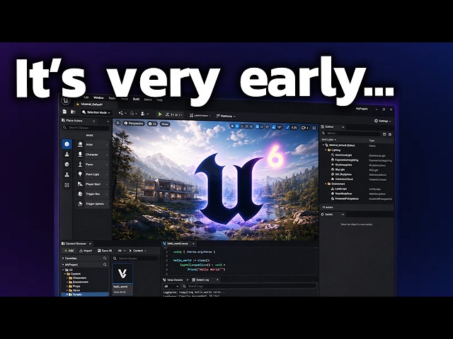 Unreal Engine 6 First Look - What's NEW? (UE6-main)
