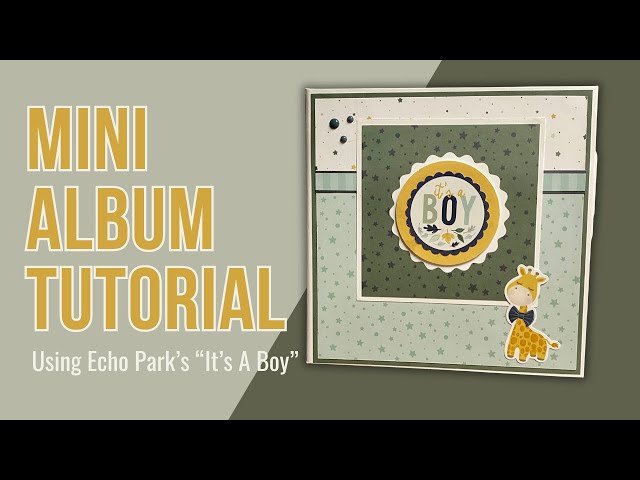 Mini Album Tutorial 6 1/2 X 6 1/2 with 6X6 pages. Great for 12X12 or 6X6 collections & digitals too!