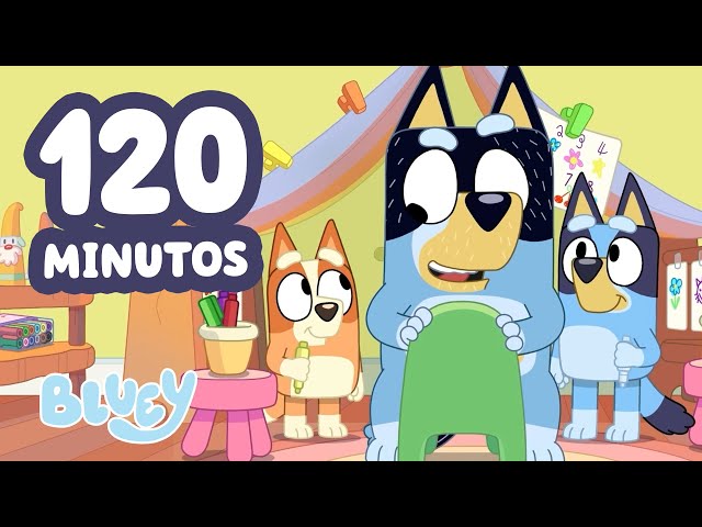 🔴EN VIVO: 2 HORAS de Diversión Creativa en Familia con Bluey 😃 ✏️ | Bluey Español Canal Oficial