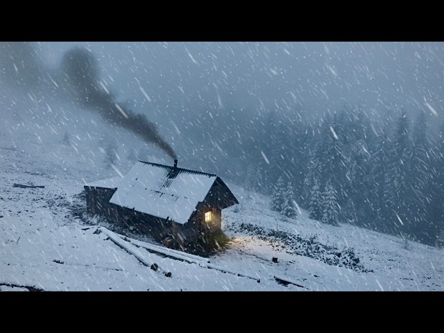 Surviving a Deadly Winter Snowstorm in an Abandoned MOUNTAIN Cabin