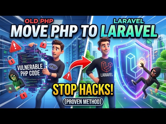 How to Move PHP to Laravel to Prevent Hacks (Proven) #laravel  #php