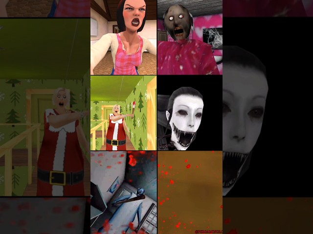 The Curse Of Stepmother Emily Vs Granny Is Barbie Mod Vs Santa granny Vs Eyes Vs Granny Coldest++