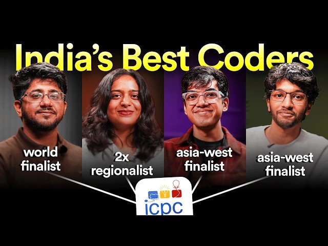India's Top 1% Coders Explain EVERYTHING About Competitive Coding & ICPC