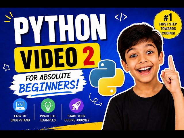Python Tutorial in Hindi | video 2  | Variables, Identifier Rules Types with Practical | Beginners