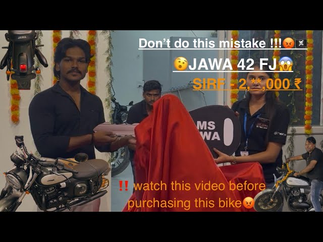  🥹Buying my Dream bike 😍- JAWA 42FJ 🔥|| All details capture in this mini vlog || Unboxing,REVIEW FJ 