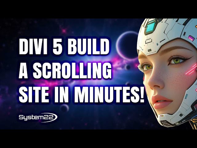 Divi 5 Tutorial: Build a Stunning One Page Scrolling Website in Minutes