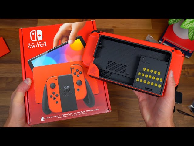 Nintendo Switch OLED Mario Red Edition Unboxing!
