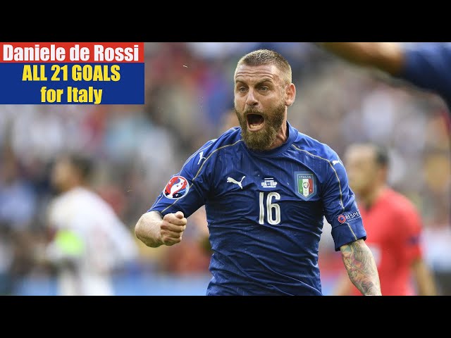 Daniele de Rossi ◉ All 21 Goals for Italy 🇮🇹