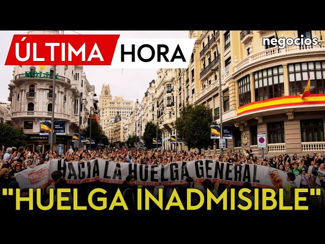 BREAKING NEWS | War over the general strike: CEOE warns it is "inadmissible"