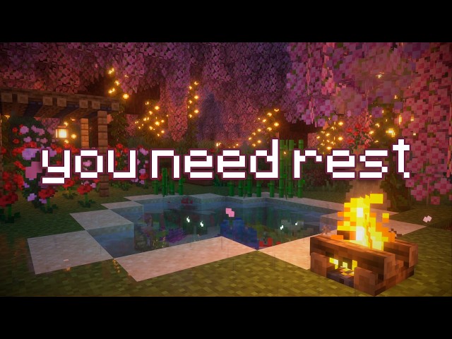 just take it easy, it's gonna be ok...(minecraft music and rain ambience)