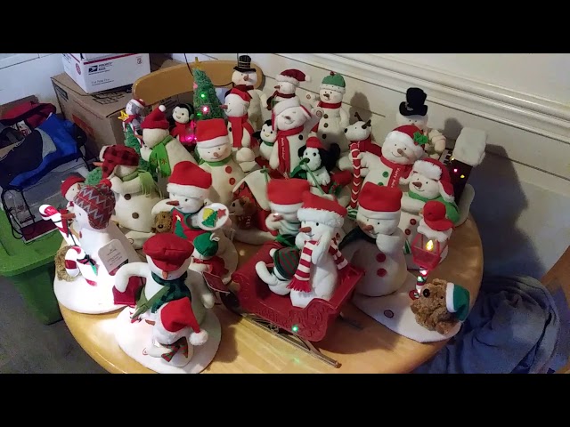 Hallmark Singing Snowmen Collection 2003-2018