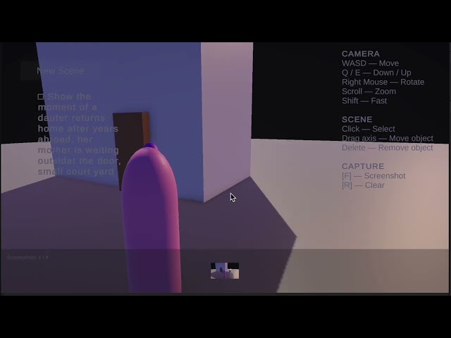 Scene2Scene: LLM-driven 3D Spatial Blockout for Guided AI Video Synthesis