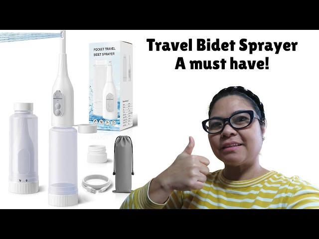 Pocket Travel Bidet Sprayer Essential when travelling & on Vacay!