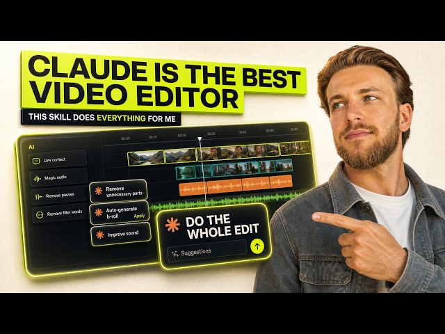 Claude Replaced My Video Editor (It Does Everything Better Than Me)