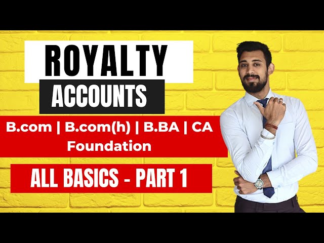 Royalty Accounts | All Basics | Part 1 | B.COM/BBA/UG Courses