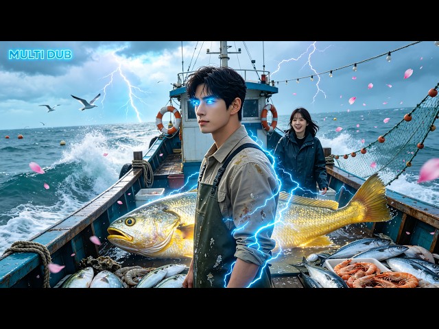 Laid‑off man gets magic pearl, returns to coastal village and lives a rich life by sea fishing.