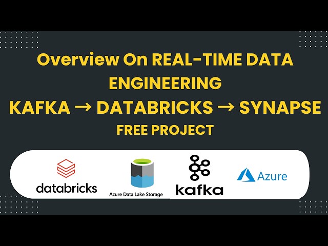 Overview Real Time Data Engineering Project | Kafka KRaft + Docker + Azure Databricks + ADLS