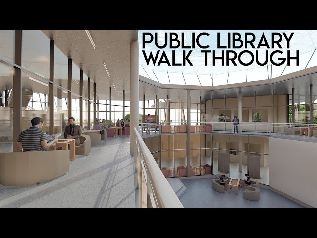 Public Library Design Walkthrough | Lumion 8.0