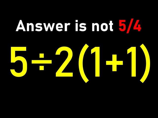 Can You Solve This in Under 5 Seconds?