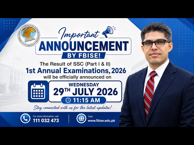 SSC Result 2026 FBISE