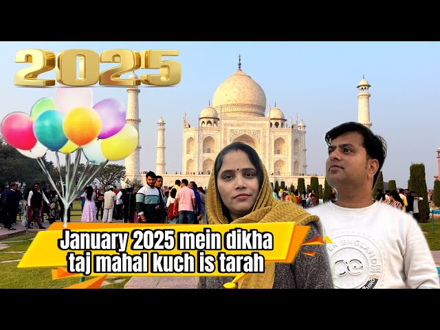 JANUARY MEIN DIKHA TAJ MAHAL KA ALAG NAJARA #funny #comedy #yt #trending #vlog #tajmahal #viralvideo