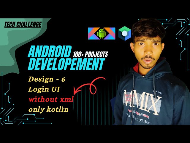 Login UI in Android Without XML | LinearLayout Programmatically in Kotlin 🔥