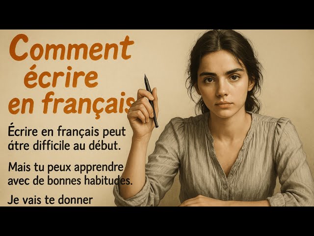 French Practice (A2)  | HOW TO START WRITING IN FRENCH