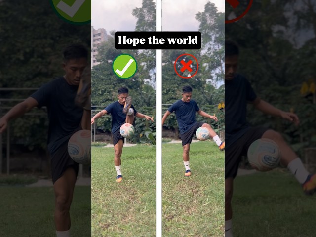 How to do Hope the World✅ #shorts #football #soccer #tutorial