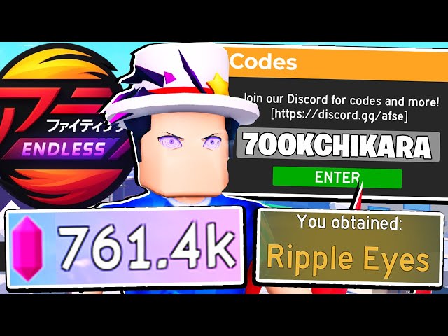 All 35 BLOODLINE 700K CHIKARA CODES IN ANIME FIGHTING SIMULATOR ENDLESS