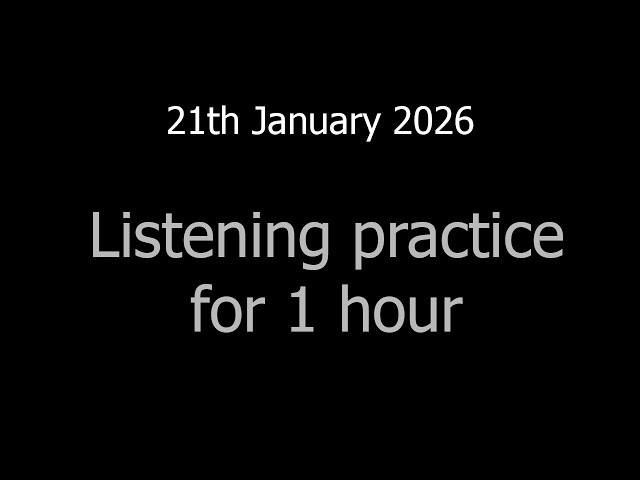 2 hour of listening practice to learn Chinese