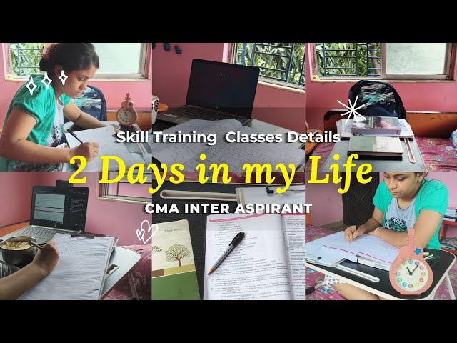 Study Vlog 📚 CMA Inter G-2 Planning, Journaling, AI Notes Making & more ✨