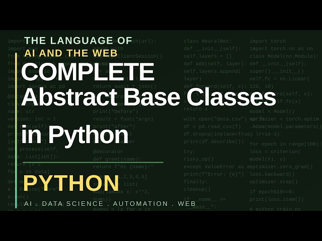 Abstract Base Classes of Collections Module in Python