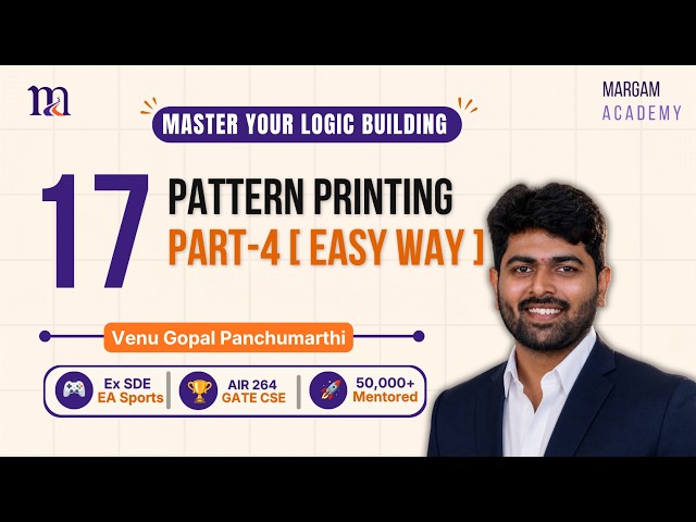 Full Pyramid Pattern Made Easy — Nested Loops Part 4 in Telugu | Logic Building EP 17