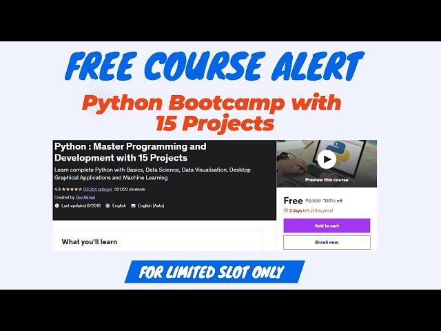 How to master Python with 15 projects? | Python Bootcamp