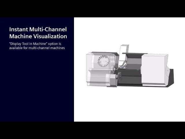 Machine Powered Programming in NX CAM - Instant Multi-Channel Machine Visualization