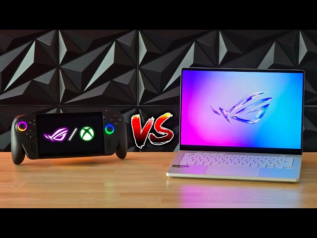 Gaming HANDHELD vs Gaming LAPTOP (2025) - Xbox Ally X vs Asus ROG Zephyrus G14