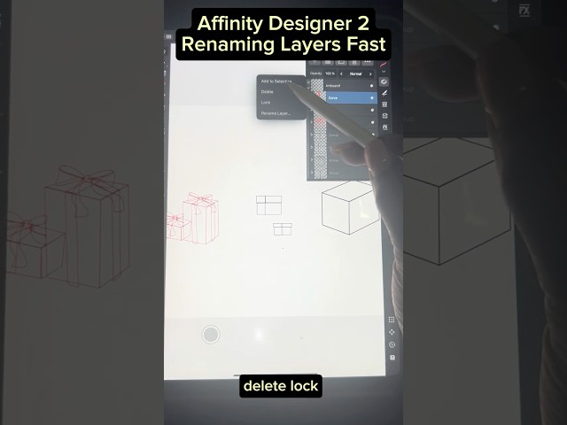 This Quick Trick Will Clean Up Your Layers Instantly | Affinity Designer 2 iPad  #art #digitalart