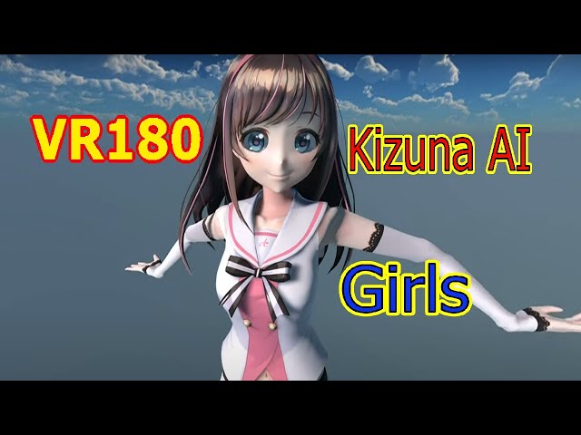【VR180】Kizuna AI(キズナアイ) - Girls【DanceXR(MMD) 】