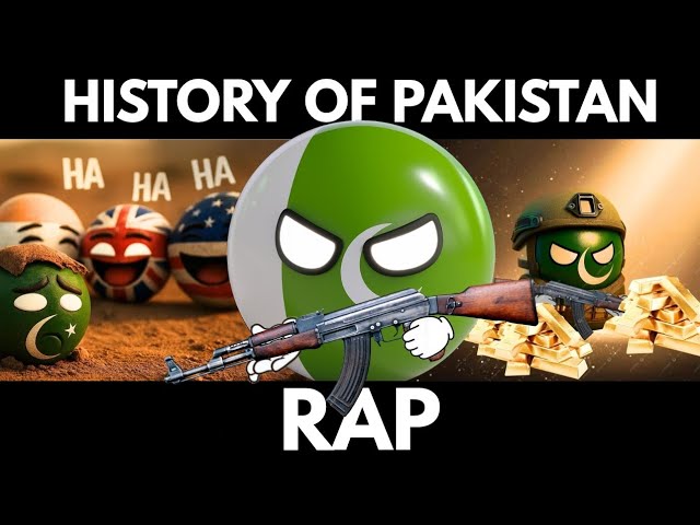 Pakistan History Rap || Countryballs || Rap || GlobeVibes 😎