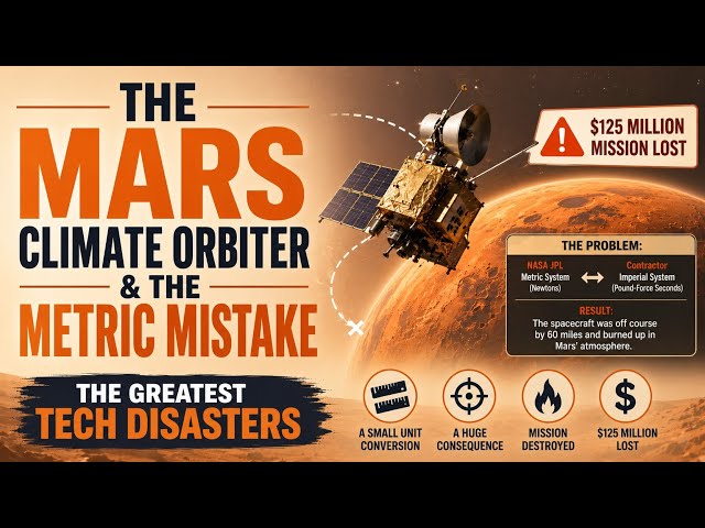 The Mars Climate Orbiter & the Metric Mistake | The Greatest Tech Disasters | Uplatz