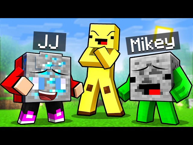 JJ and Mikey Can Turn Into BLOCKS In Hide-and-Seek Battle!