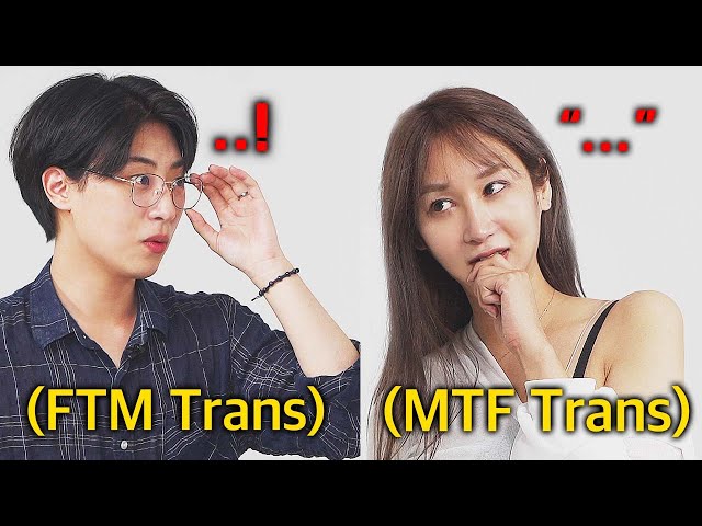 Cita a ciegas entre una persona transgénero MTF y una persona transgénero FTM