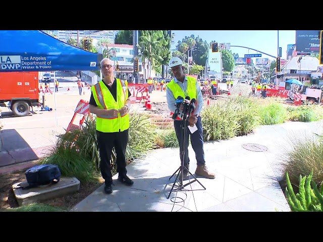 Officials give update on West Hollywood water main break progress