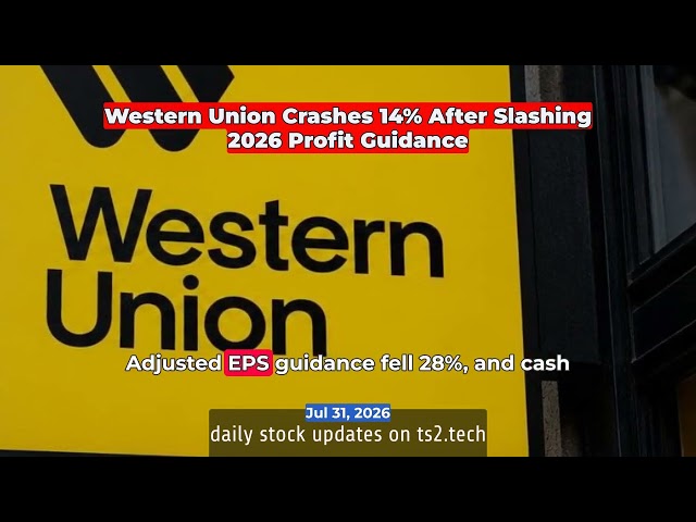 Western Union Crashes 14% After Slashing 2026 Profit Guidance #Dividends #Earnings #NYSEWU
