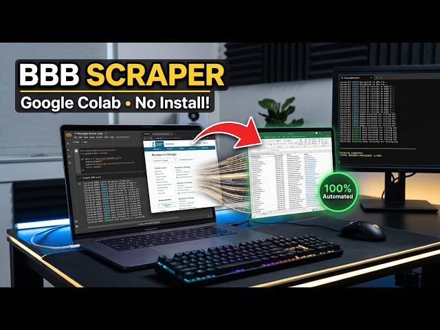 BBB Business Scrape in Google Colab Python & Playwright Web Scraper#Python #GoogleColab #WebScraping