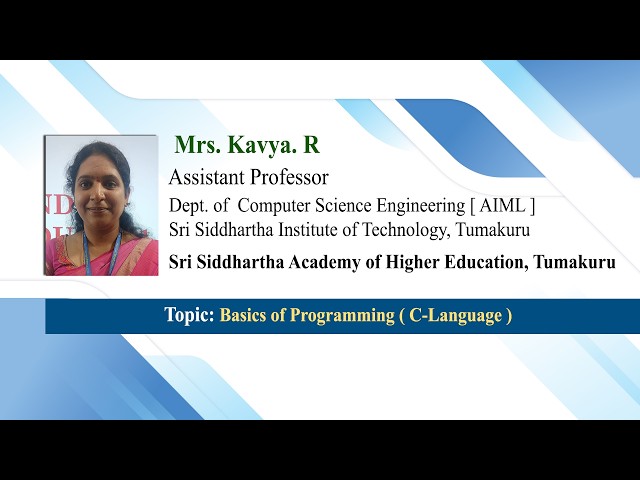 Basics of Programming ( C-Language )