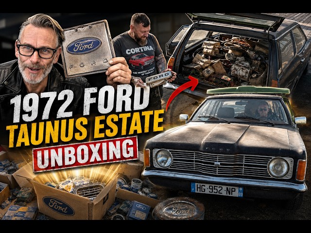 FORD TAUNUS ESTATE  -UNBOXING- TEST DRIVE - YES IT RUNS